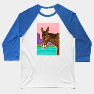 CANDID CRITTERS Mule Baseball T-Shirt